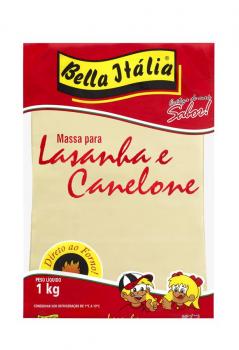 Massa lasanha e calone 1kg